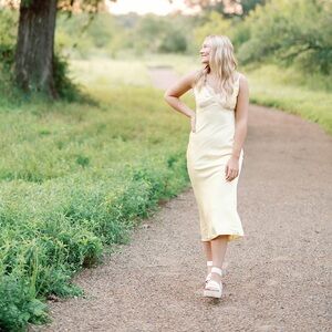 Princess Polly Sunny Yellow Dress